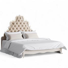 Кровать с мягким изголовьем 180*200
